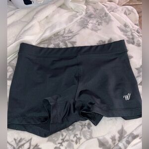 Varsity Dark Gray Cheer Spandex Shorts
